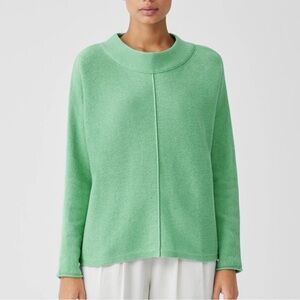 Eileen Fisher Cashmere Mock Neck Dolman Sleeve Sweater